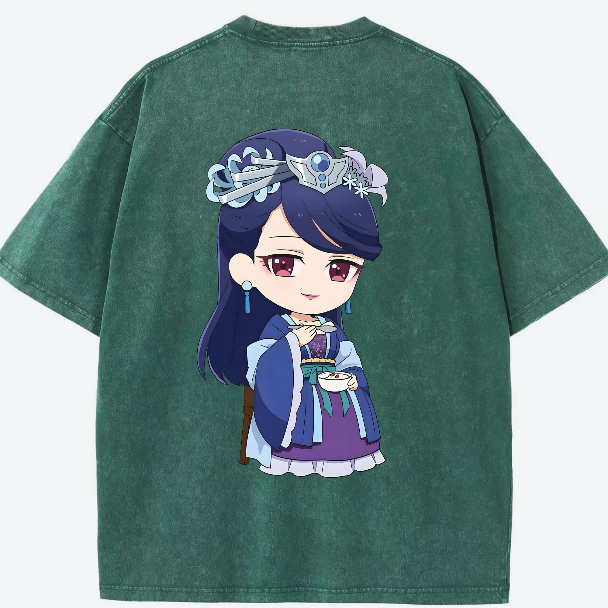 （画像用） 薬屋のひとりごと The Apothecary Diaries 綿100% ヴィンテージ風 半袖Tシャツ（背面プリント）